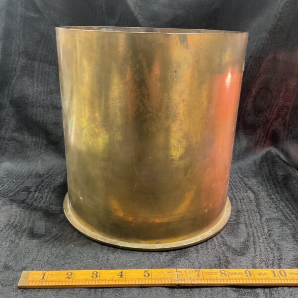 Antique WWI German brass shell case dated 1917.