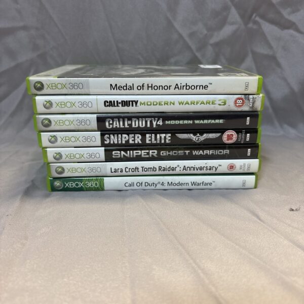 Xbox 360 games bundle for collectors and retro gaming fans.