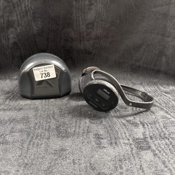 XP Deus WS4 wireless headphone module for metal detecting.