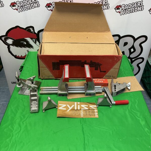 Vintage Zyliss 4x1 vice set for workshop use.