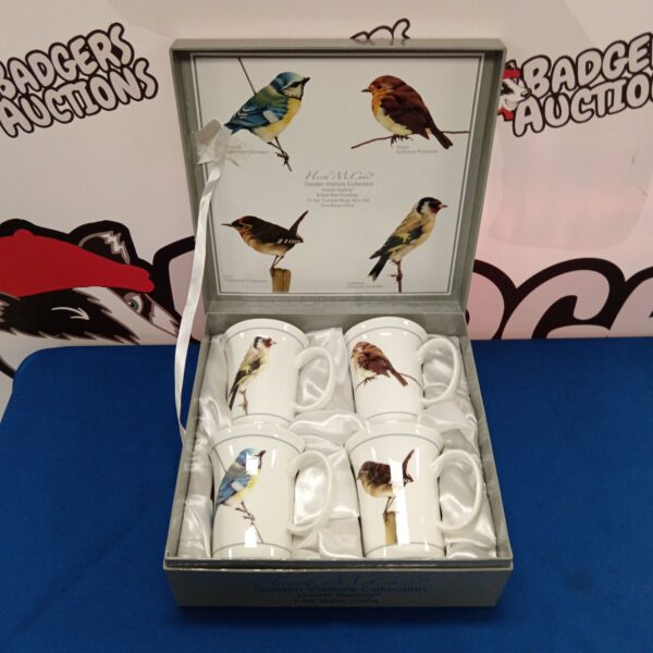 Heath McCabe Garden Visitors Collection of mugs in presentation box