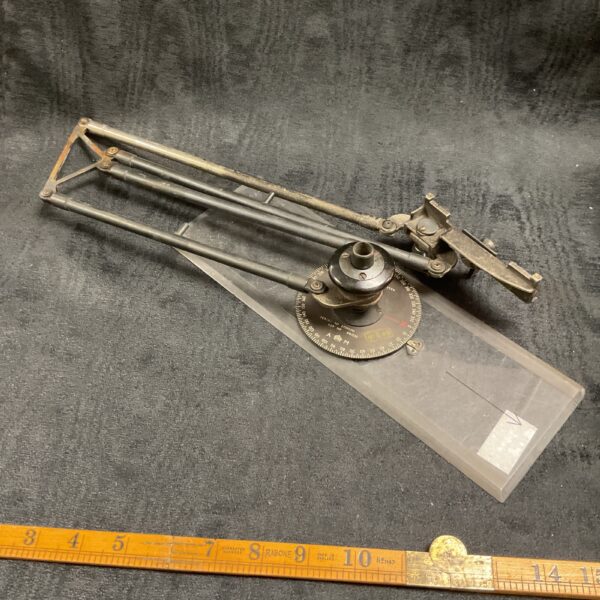 Vintage 1942 Air Ministry table plotter for aviation navigation.
