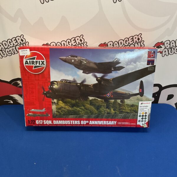 Airfix Dambusters 80th Anniversary model kit featuring Lancaster and F35.