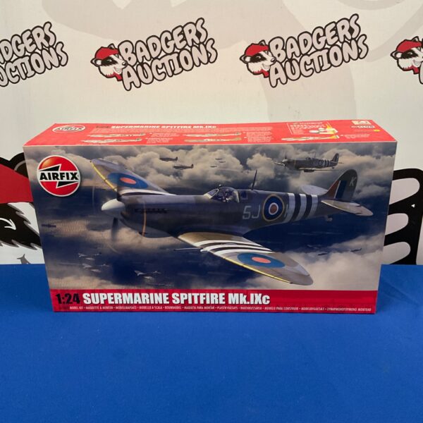 Airfix 1:24 scale Supermarine Spitfire Mk.IXc model kit in sealed box.