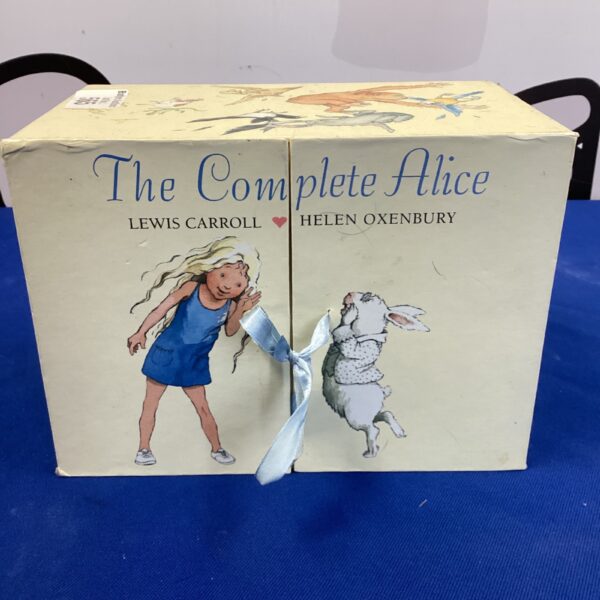 Complete Alice in Wonderland book collection, classic Victorian literature.