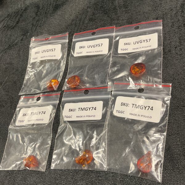 Six amber pendants for jewellery making, natural amber beads.