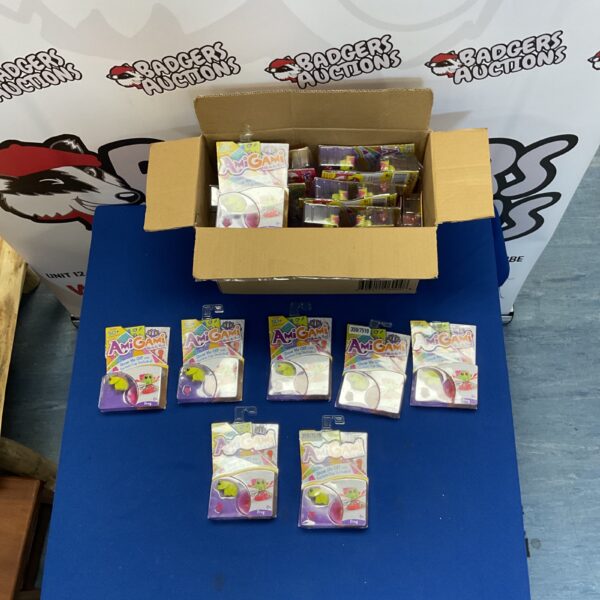 Lot of vintage AmiGami Made by You frog craft kits for collectors.