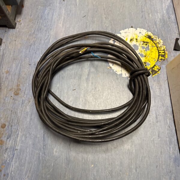 Length of three core armoured electrical cable for industrial use.