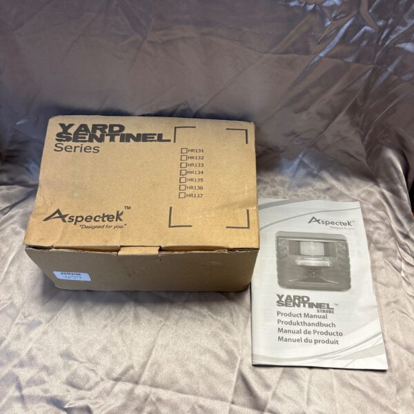 Aspectek Yard Sentinel ultrasonic animal repeller device for pest control.