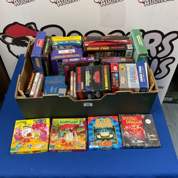 Vintage Atari ST games lot, classic 16-bit computer gaming collection.