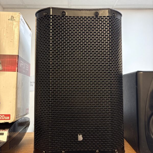 Black BishopSound B0108A PA speaker for audio and public address.