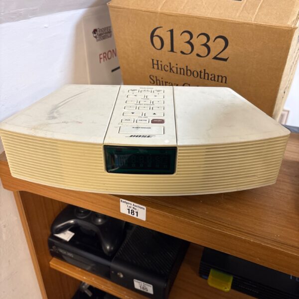 Vintage Bose Wave Radio AWR-1 tabletop radio in used condition.