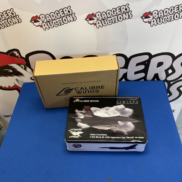 Calibre Wings F-16 Aggressor diecast model, detailed replica.