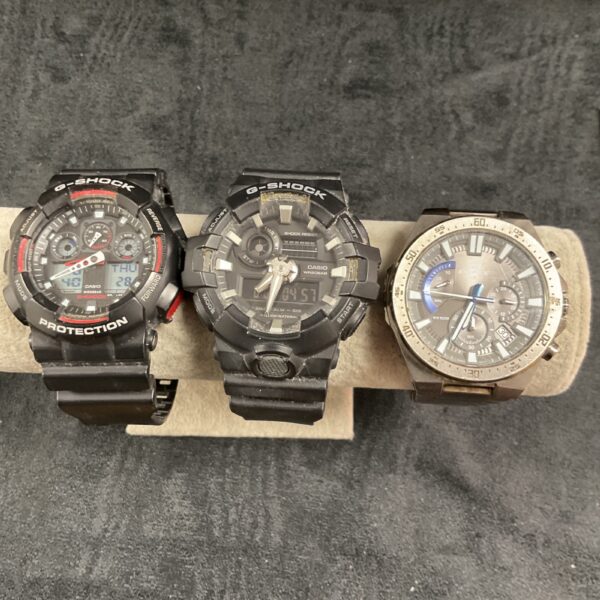 Casio G Shock and Edifice watch lot for collectors.