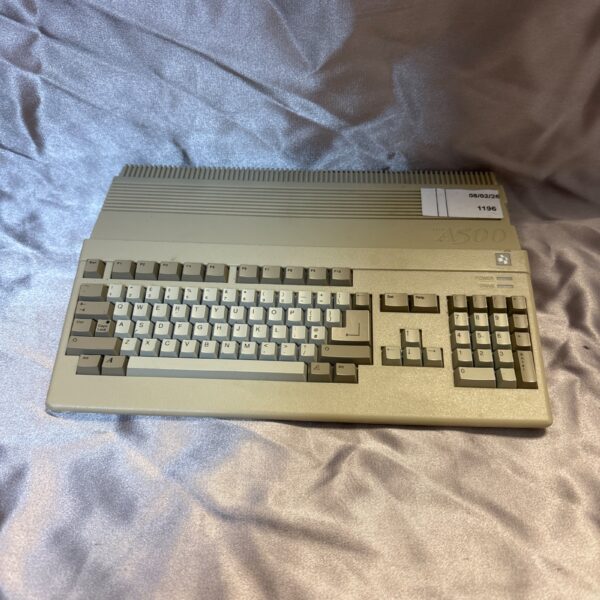 Vintage Commodore Amiga 500 computer for retro gaming and collecting.