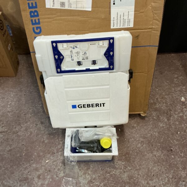 Used concealed toilet cistern for wall-hung toilets, bathroom fitting.