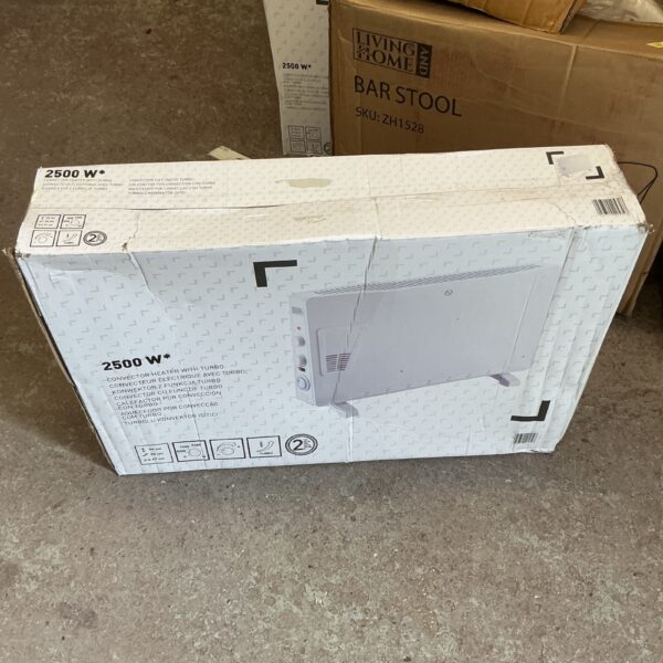 Boxed convector heater with turbo function and timer, model Zh1528.