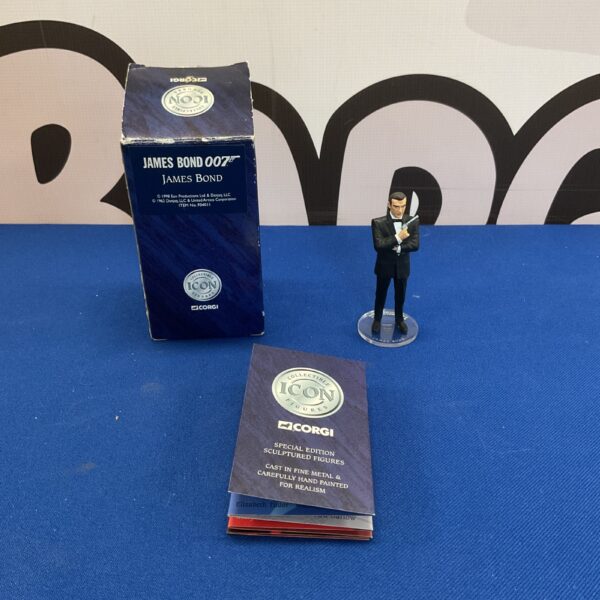 Detailed Corgi James Bond Icon collectible figure.
