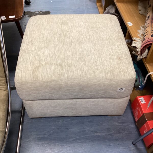 Cream footrest for modern home decor, comfortable and stylish.