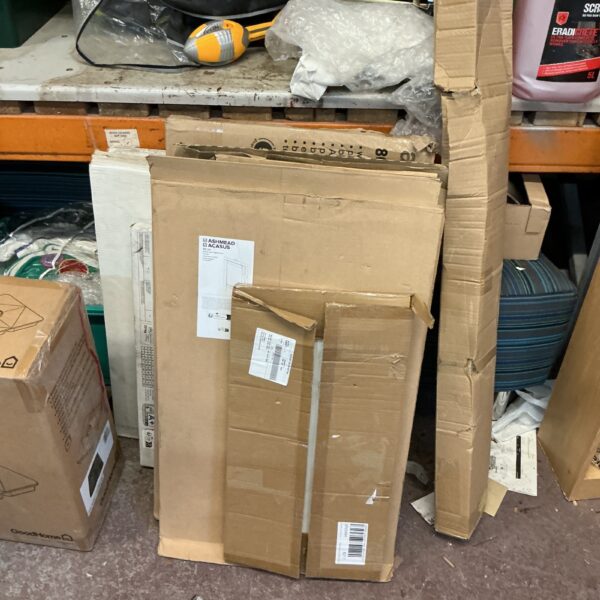 Lot of used cupboard end panels for kitchen or furniture.