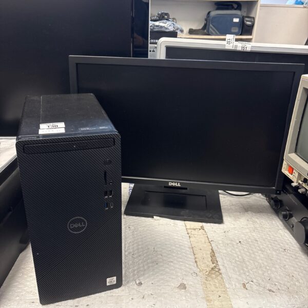 Dell Inspiron PC and monitor desktop computer bundle.