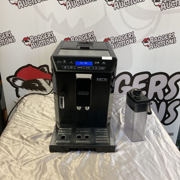 DeLonghi Eletta Cappuccino machine, automatic coffee maker for home use.