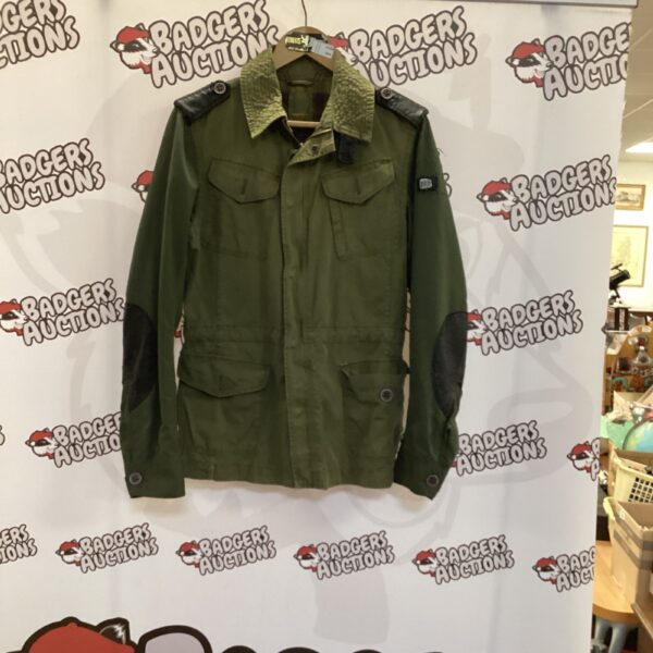 Green Diesel jacket size M, casual men's outerwear.
