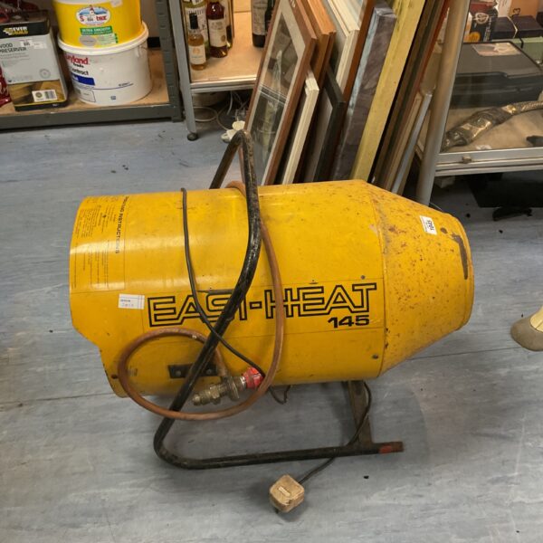 Vintage Easi-Heat propane heater for industrial use.