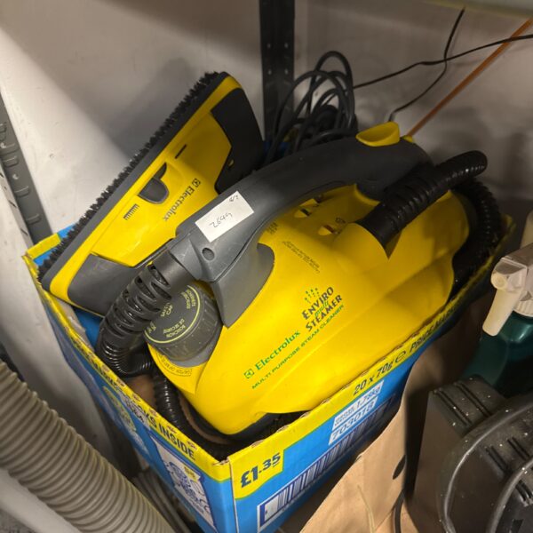 Vintage Electrolux Enviro steam cleaner for home cleaning.