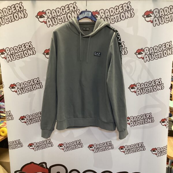 Emporio Armani hoodie size M/L, a stylish designer garment.