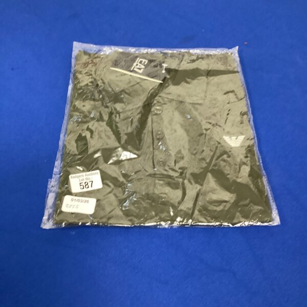 Sealed Emporio Armani polo shirt in size L, new with tags.