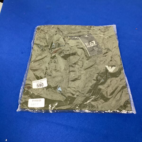 New Emporio Armani polo shirt size L, sealed with tags.