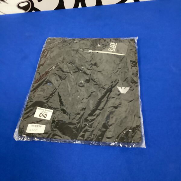 Sealed Emporio Armani polo shirt in size L, front view.