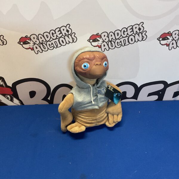 Vintage E.T. plush toy from the 1980s movie.