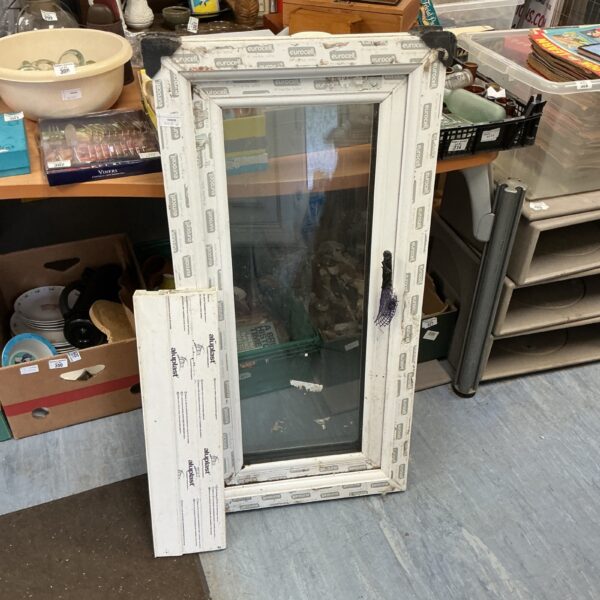 Used Eurocell double glazed window with UPVC frame.