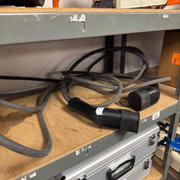 Evstor EV charger cable with Type 2 connector for electric vehicles.