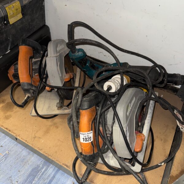 Untested Evolution 110v circular saw for DIY projects.