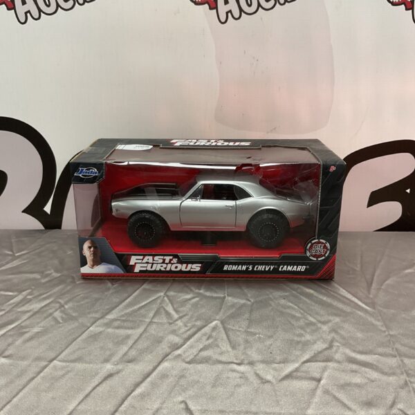 Fast and Furious Roman’s Chevy Camaro diecast model for collectors.