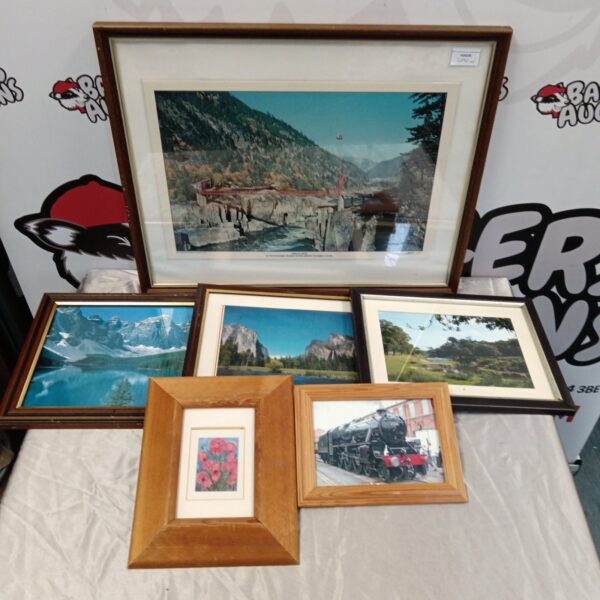 Framed landscape photograph print of Hells Gate scenery.