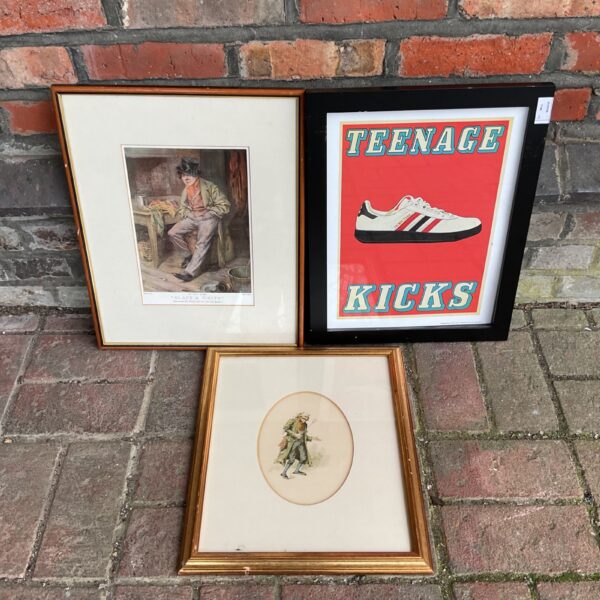 Vintage Frank Reynolds print of the Artful Dodger character.