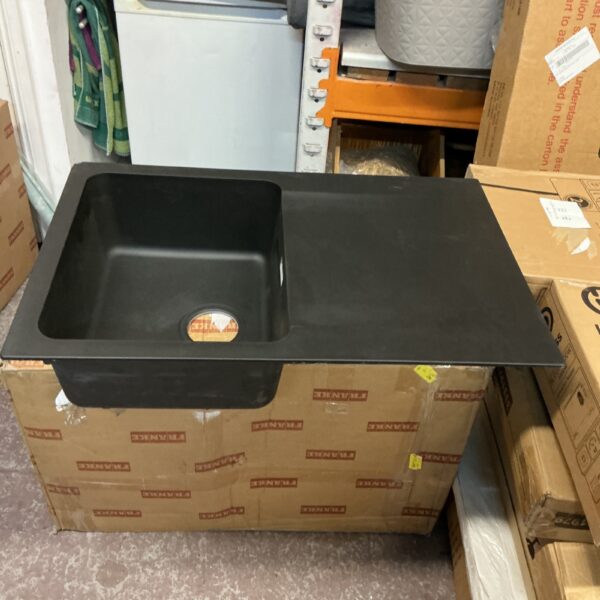 Frankie Tectonite basin drainer sink for kitchen use.