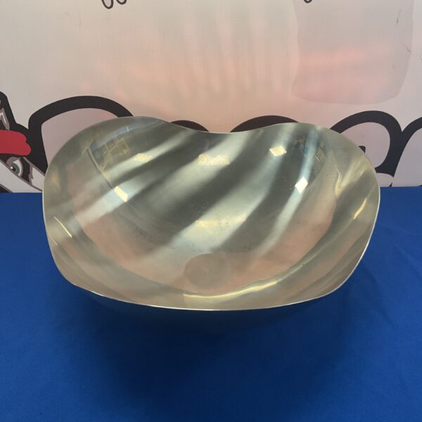 Large silver-plated Georg Jensen Bloom bowl, a stunning Danish design centrepiece.
