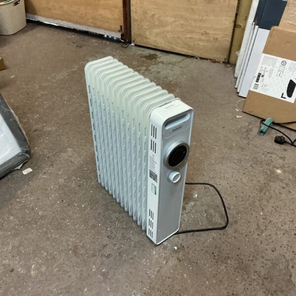 White Goodmans panel heater for portable electric warmth.