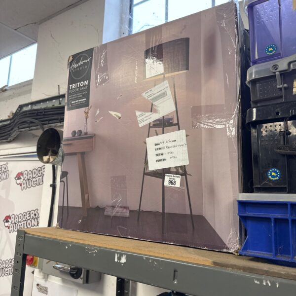 Harbour Studio Triton floor lamp in original packaging.
