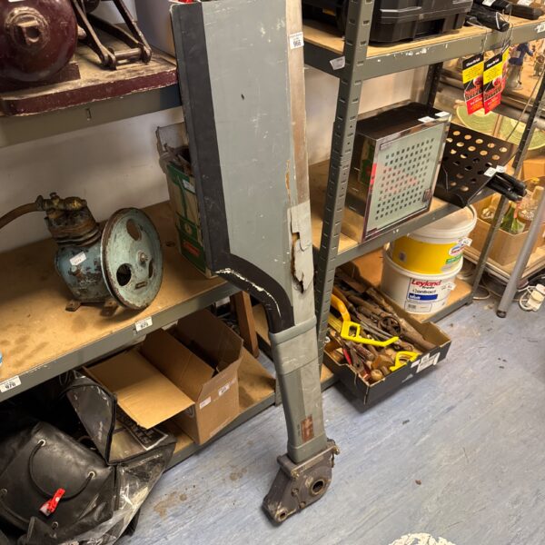 Salvaged helicopter rotor blade section, aviation collectible.