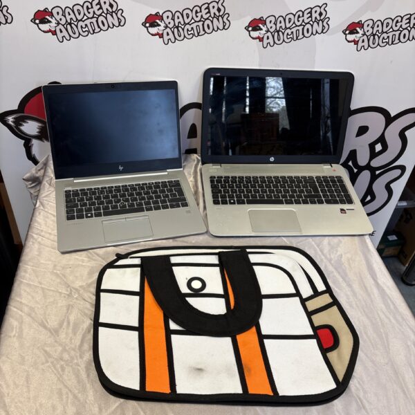 HP laptops lot including model HSN-L12C for sale.