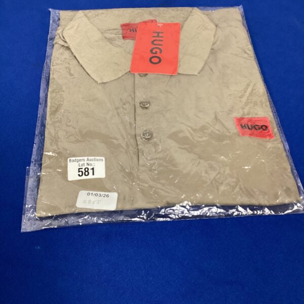 New Hugo Boss style polo shirt XXL, sealed with tags.