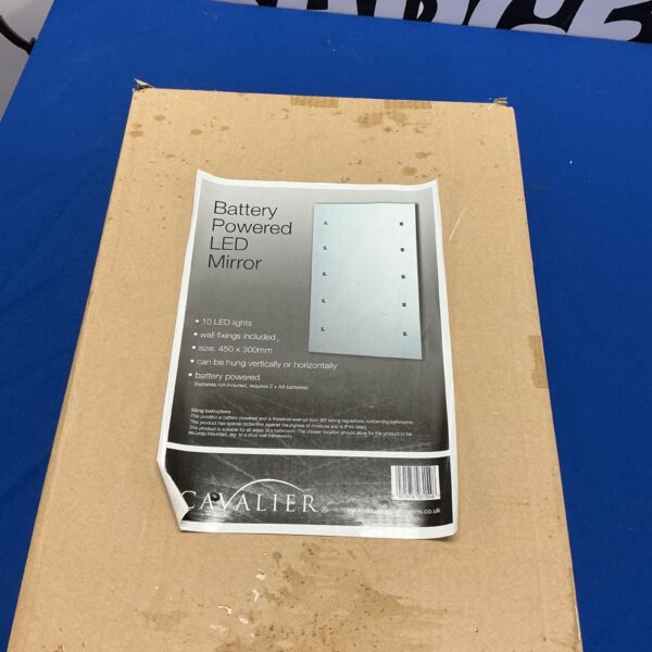 Two Cavalier Battery Powered LED Mirrors