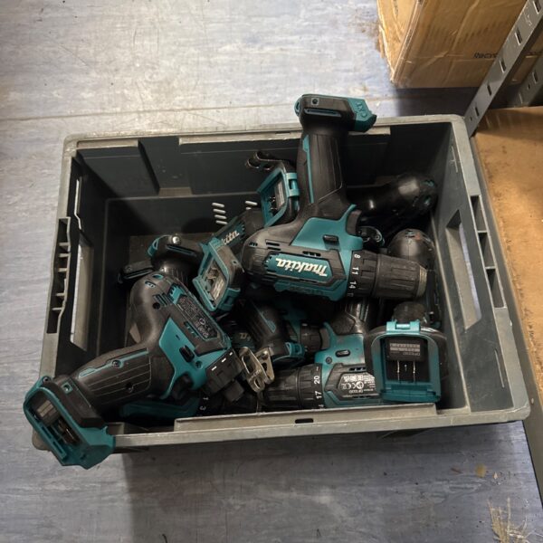 lot of 15 Makita cordless power tool bodies only - some tested & working