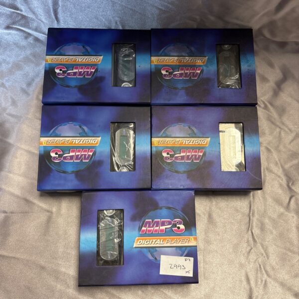 Five boxes of MP3 Digital Players